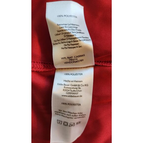 NWT Eddie Bauer Men Polo T shirt Red Short Sleeves T-Shirt Size 2XL - Picture 7 of 13